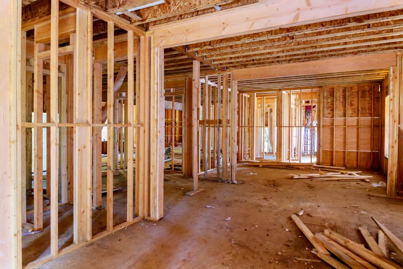 Basement Wall Framing in Conroe, TX