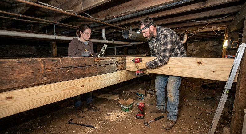 Foundation Joist Repair in Kansas City, KS