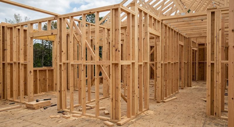 Porch Framing in Conroe, TX